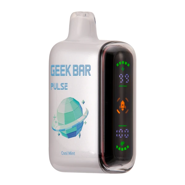 geek bar pulse x new flavors - A split image showing the airflow dial and USB-C charging port of a Geek Bar Pulse X new flavors device, with annotations explaining each feature