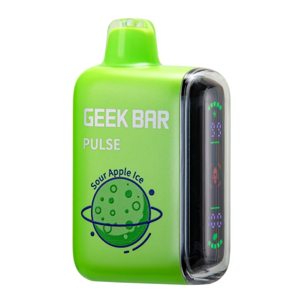 Modern geek bar punch device compared to older tank-style vape system demonstrating size and design evolution