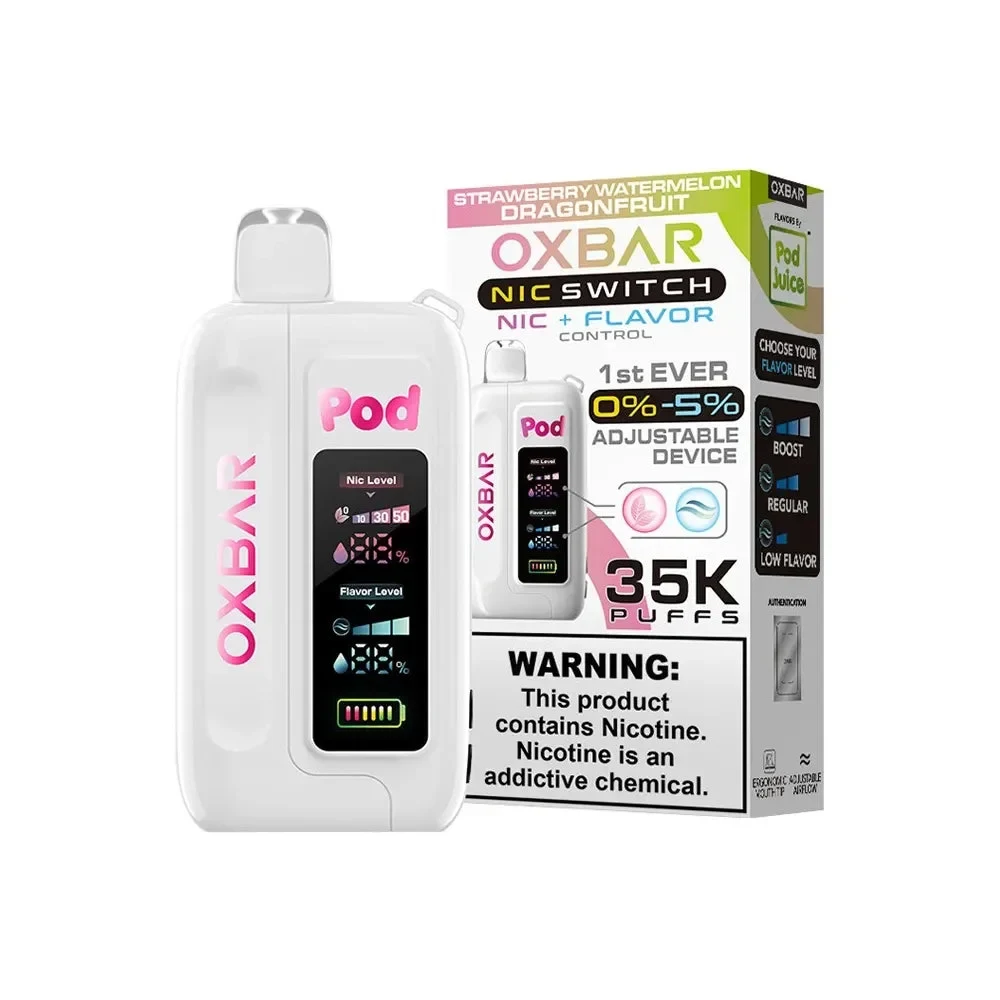 how much nicotine is in a geekbar displayed on device packaging with clear labeling