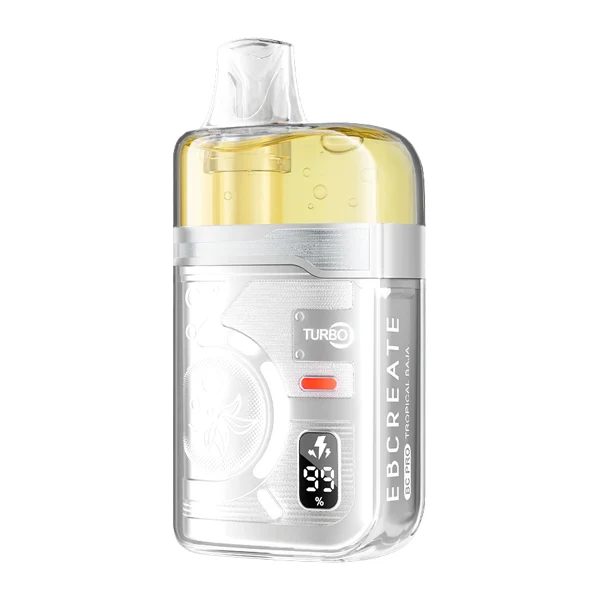 A side-by-side comparison of two vape devices showing a popsicle e juice bottle labeled "Watermelon Ice" next to a Geek Bar Pulse, with alt text: "popsicle e juice comparison of disposable and bottle formats"