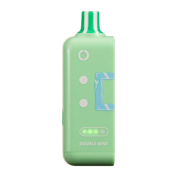 A user holding a device with olit hookalit love 66 flavor packaging, showing the authenticity scratch-off code